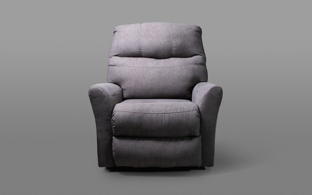 Poltrona Mecedora Reclinable Maier Charcoal